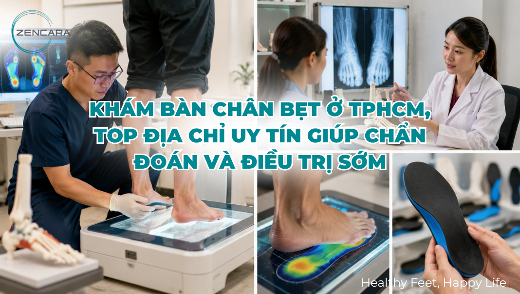 Khám bàn chân bẹt ở TPHCM, top địa chỉ uy tín giúp chẩn đoán và điều trị sớm