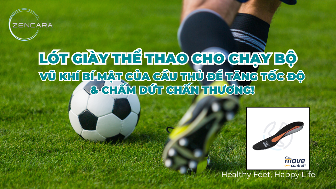 Lót giày thể thao cho đá bóng - Vũ khí bí mật của cầu thủ để tăng tốc độ & chấm dứt chấn thương!