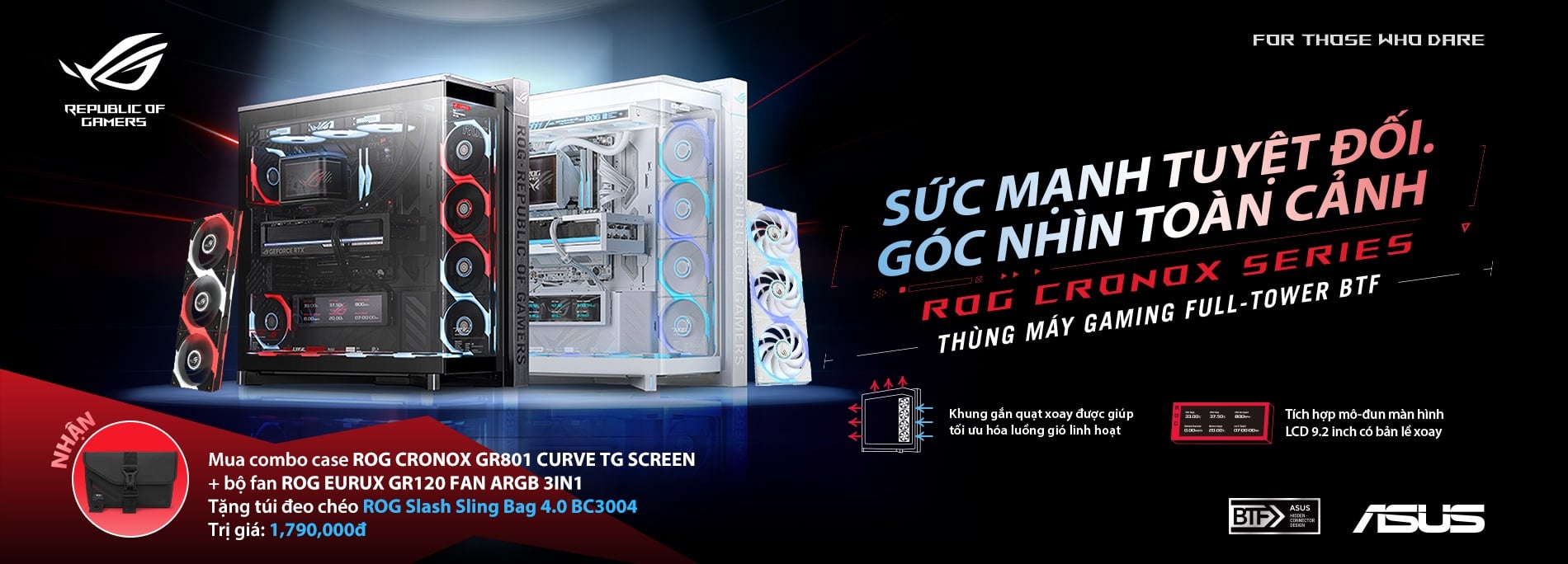Khuyến Mãi ASUS ROG: Sức Mạnh Tuyệt Đối – Góc Nhìn Toàn Cảnh