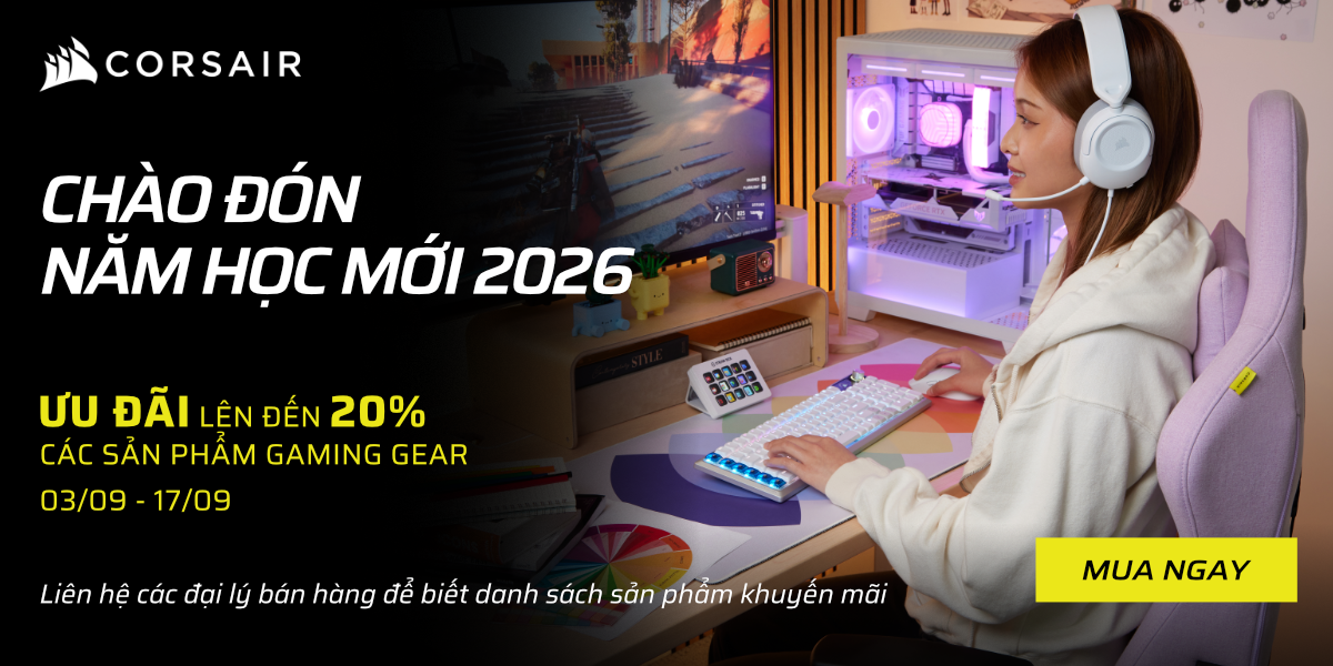 HID Back To School 2026: Săn Gear Xịn Giảm Ngay Tới 20%