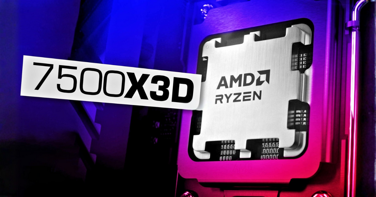 AMD Ryzen 5 7500X3D xuất hiện với xung nhịp thấp hơn 100 MHz so với 7600X3D