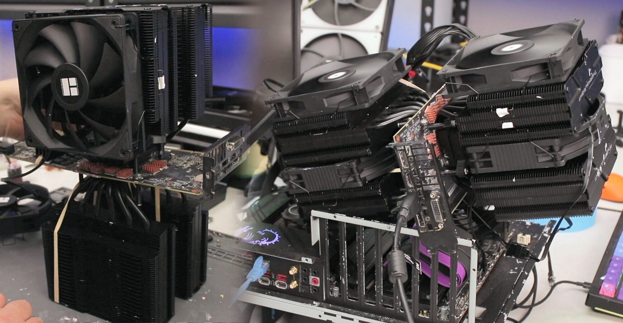 Gắn tản CPU lên GPU: Thử nghiệm tản nhiệt cực đoan với RTX 2060