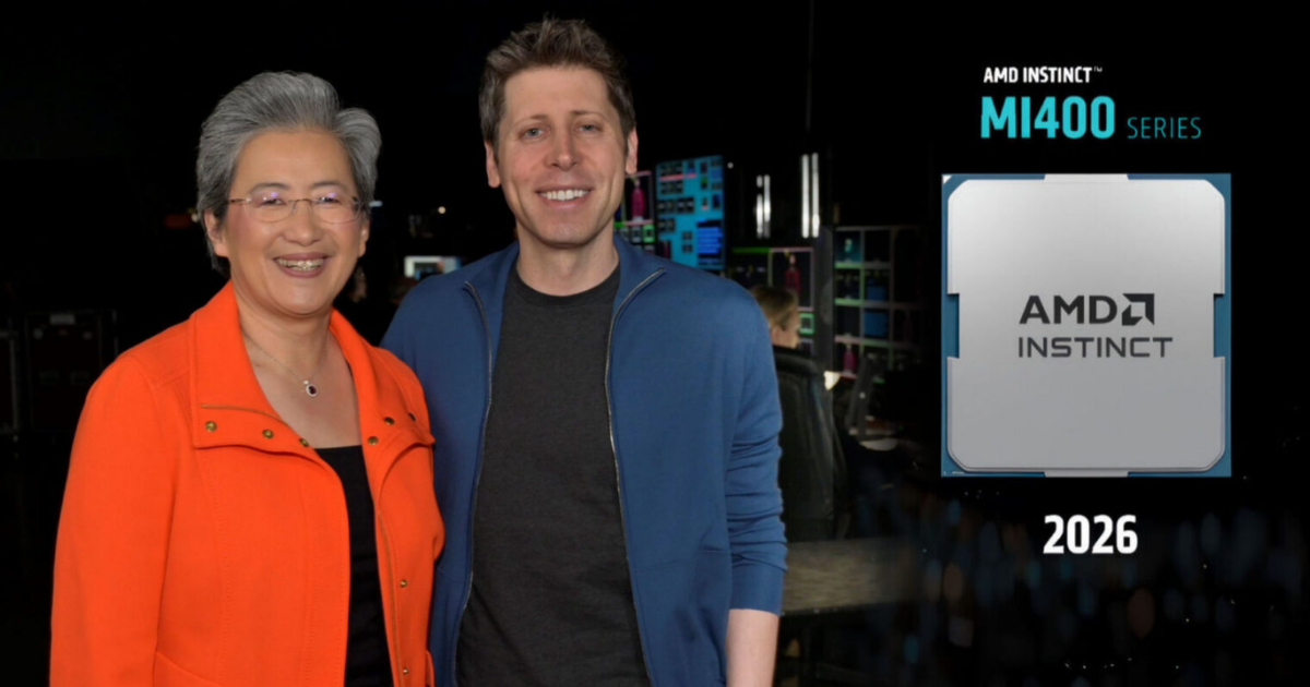 AMD và OpenAI công bố thỏa thuận 6GW GPU, khởi đầu với MI450 vào năm 2026
