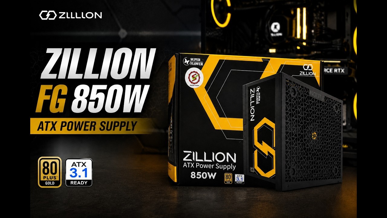 Review nguồn Super Flower Zillion FG ATX3.1/PCIe5.1 850W