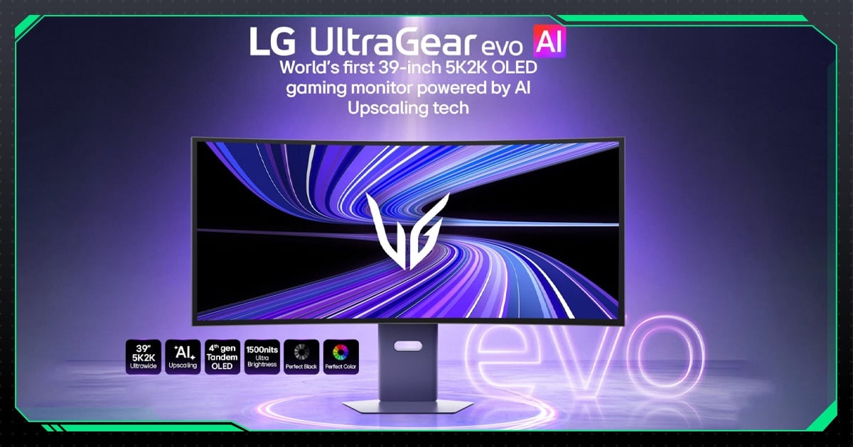 LG UltraGear 39GX950B: Màn Hình 5K AI Upscaling Đầu Tiên