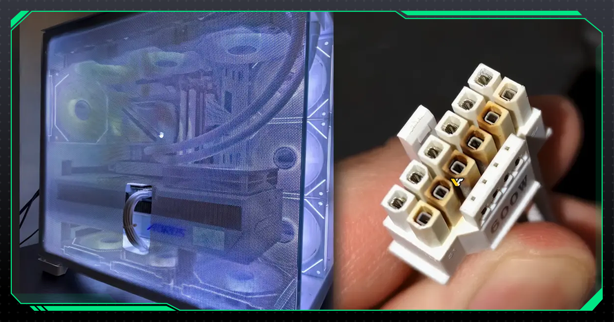Khoét Thủng Vỏ Case Để Cắm Cáp, Cáp Nguồn RTX 5090 Vẫn Bị Nóng Chảy!