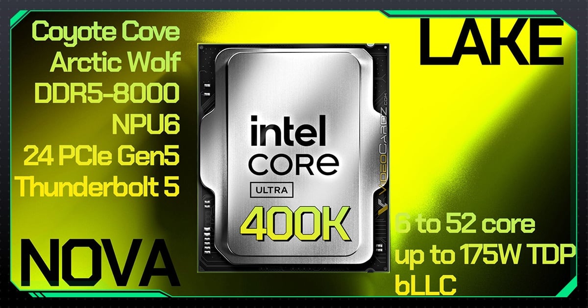 Lộ Diện Intel Core Ultra 400 