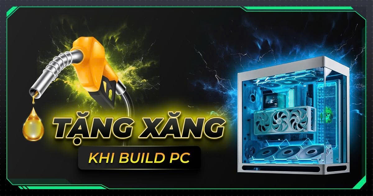 Giải Cơn Khát Nhiên Liệu: BPStore Tặng Xăng Khi Build PC Giữa Bão Giá