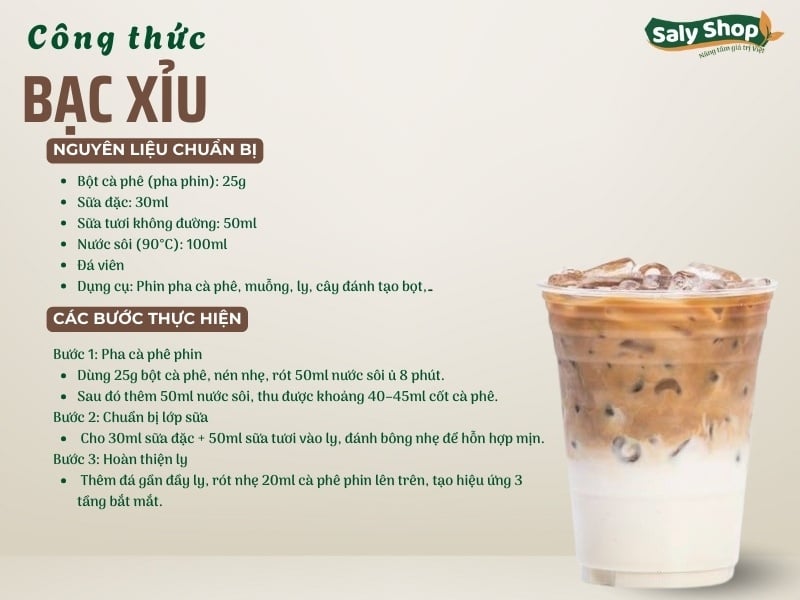 3 cách pha bạc xỉu thơm béo, hút khách cho quán F&B