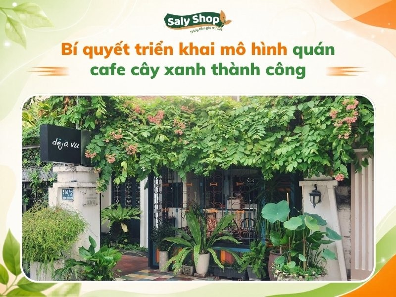 Bí quyết triển khai mô hình quán cafe cây xanh thành công