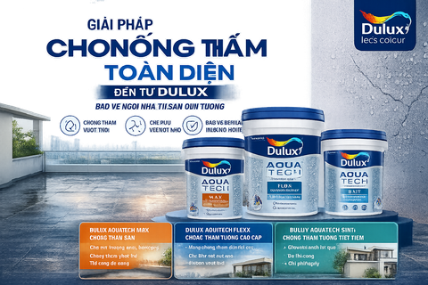 Chống Thấm Nhà Hiệu Quả Với Dulux – Giải Pháp Chống Thấm Sàn Và Chống Thấm Tường Toàn Diện