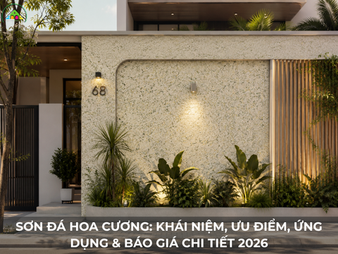 Sơn Đá Hoa Cương: Khái Niệm, Ưu Điểm, Ứng Dụng & Báo Giá Chi Tiết 2026