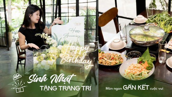 Sinh nhật thêm xinh - Tặng trang trí để bàn