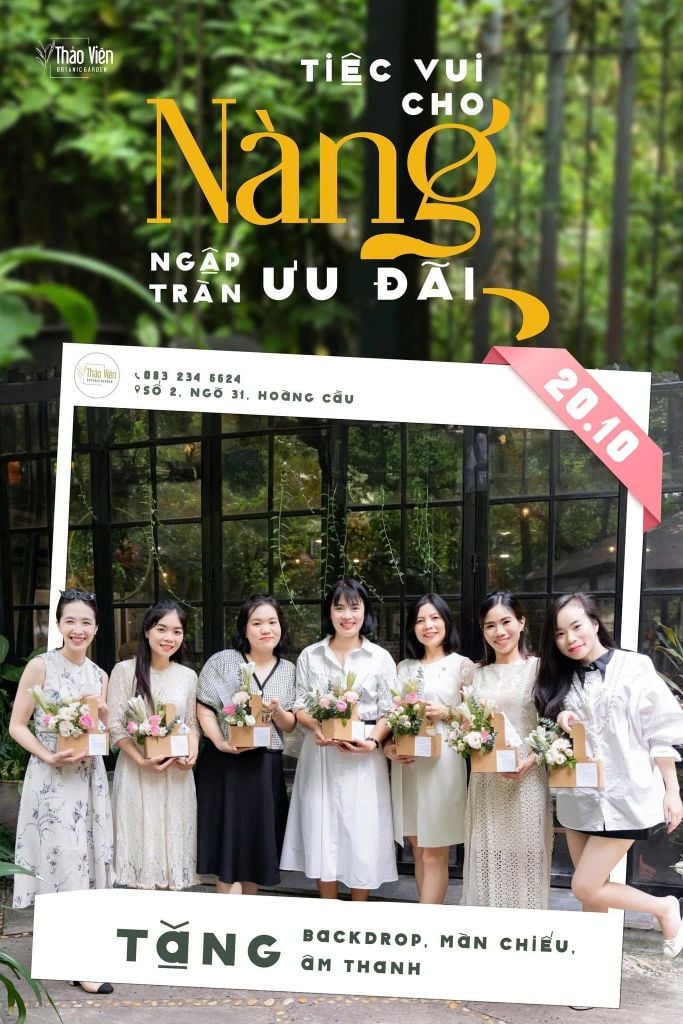 tiệc Thảo Viên ngàu phụ nữ
