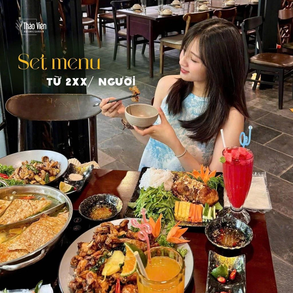 set menu Thảo Viên