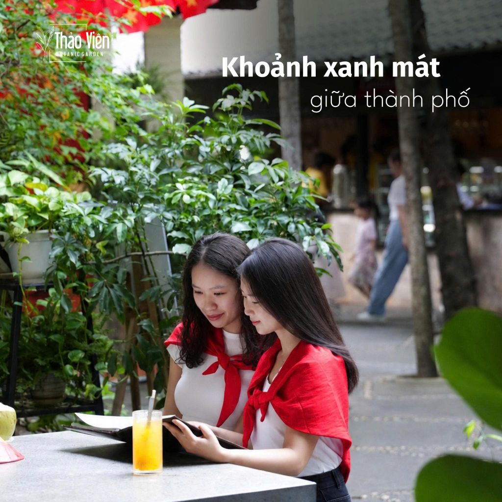 Không gian xanh mát Thảo Viên