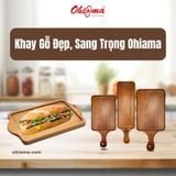 Khay Gỗ Đẹp, Sang Trọng Ohiama - Điểm Nhấn Tinh Tế Cho Mọi Không Gian