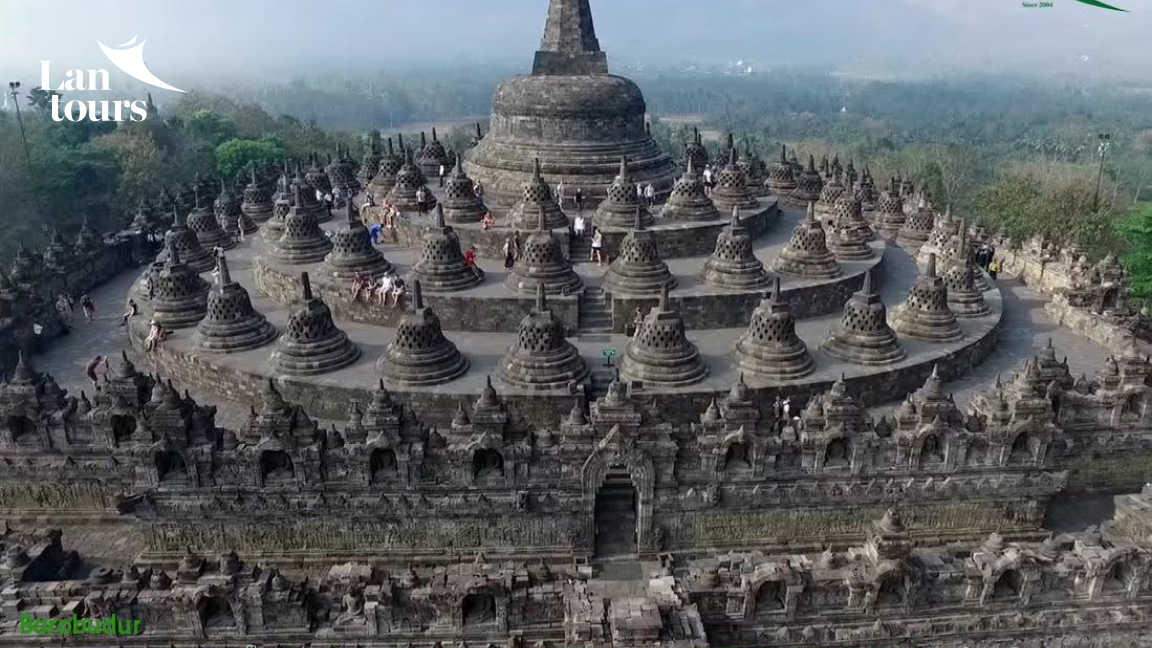 INDONESIA  KỲ QUAN THẾ GIỚI BOROBUDUR – NÚI LỬA MERAPI DI SẢN THẾ GIỚI PRAMBANAN