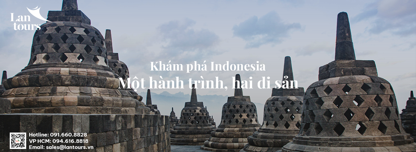 Indonesia - Borobudur, đảo rồng Komodo, núi lửa Bromo