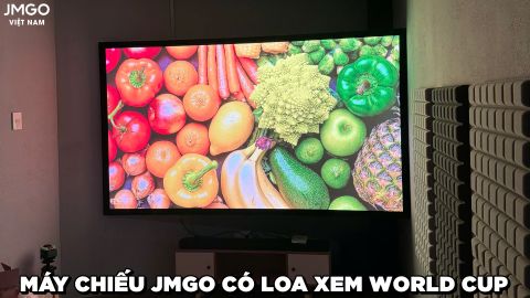 MÁY CHIẾU JMGO CÓ LOA XEM WORLD CUP ĐÁNG MUA NHẤT