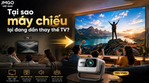 TẠI SAO MÁY CHIẾU LẠI ĐANG DẦN THAY THẾ TV?