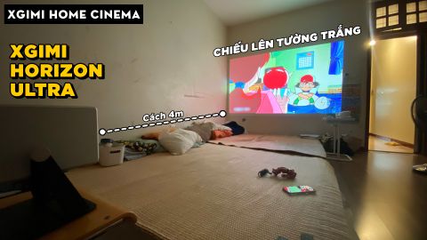 HOME CINEMA VỚI XGIMI HORIZON ULTRA CHO PHÒNG NGỦ GIA ĐÌNH