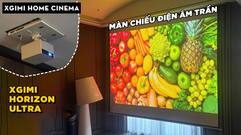 HOME CINEMA VỚI XGIMI HORIZON ULTRA VÀ MÀN CHIẾU ÂM TRẦN TẠI CẦN THƠ