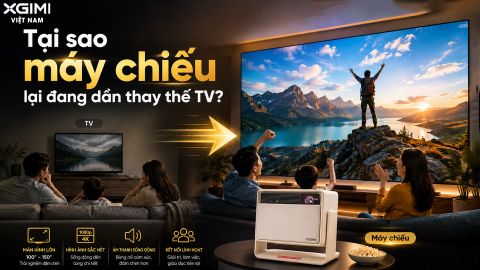 TẠI SAO MÁY CHIẾU LẠI ĐANG DẦN THAY THẾ TV?
