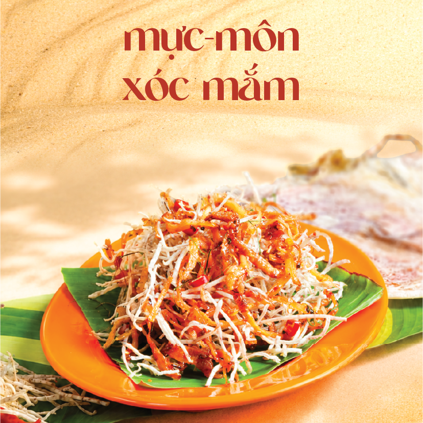Mực Môn Xóc Mắm tại MEN QUÁN: Đậm vị biển, bắt vị bia