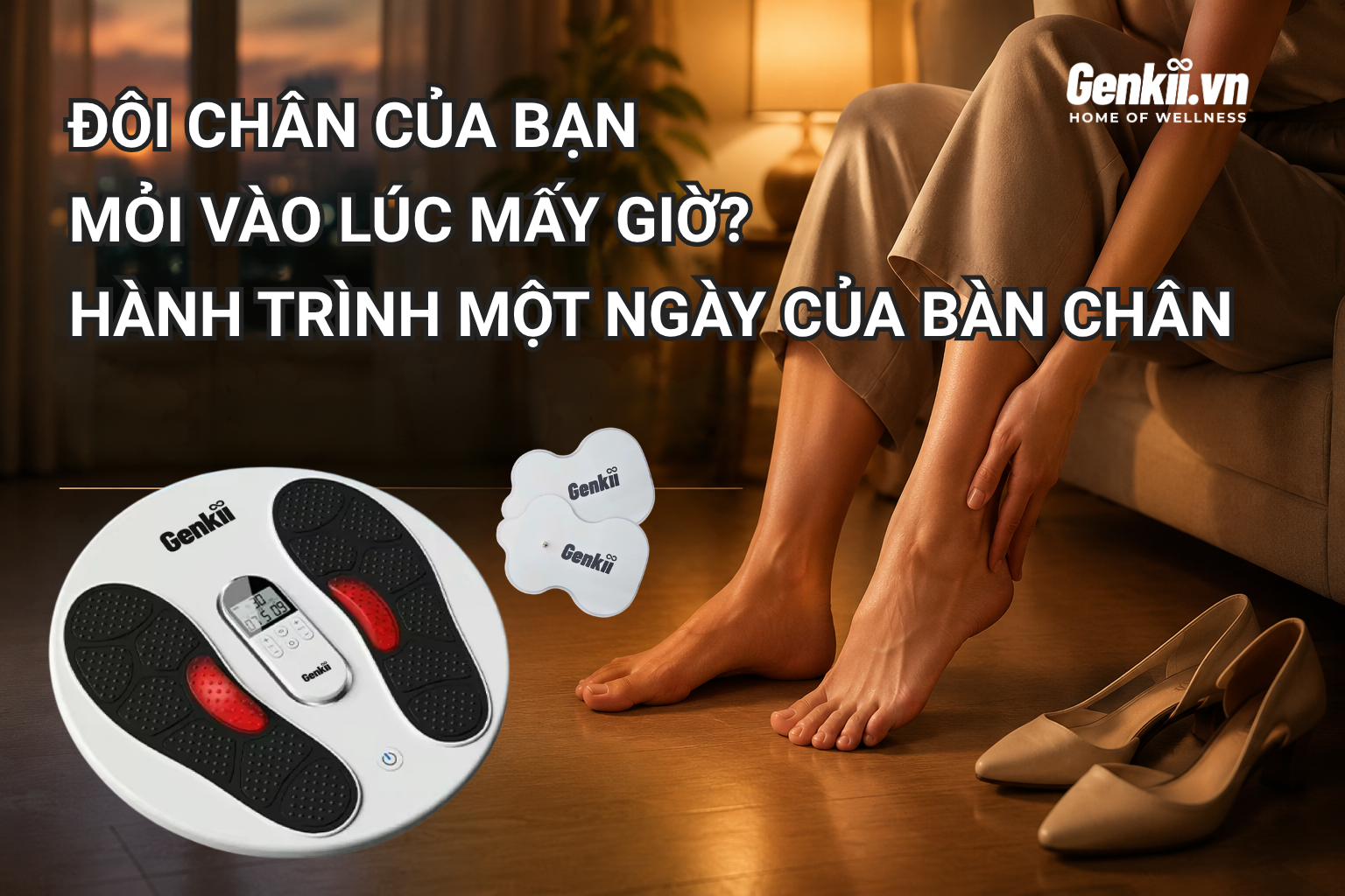 Đôi Chân Của Bạn Mỏi Vào Lúc Mấy Giờ? Hành Trình Một Ngày Của Bàn Chân