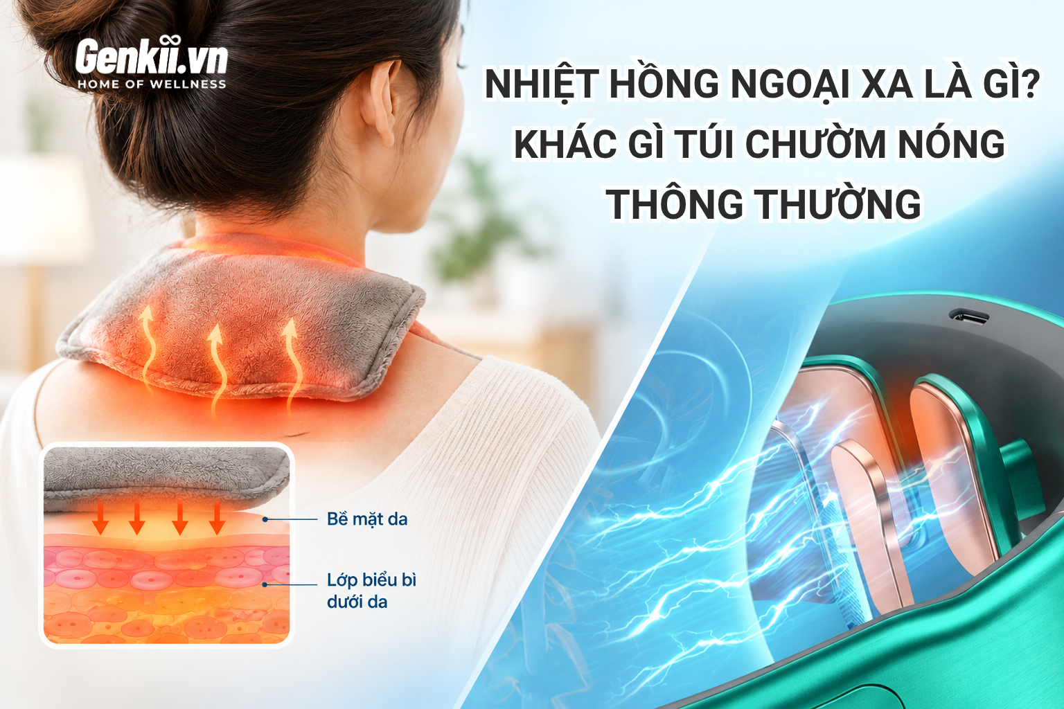 Nhiệt Hồng Ngoại Xa Là Gì? Khác Gì Túi Chườm Nóng Thông Thường