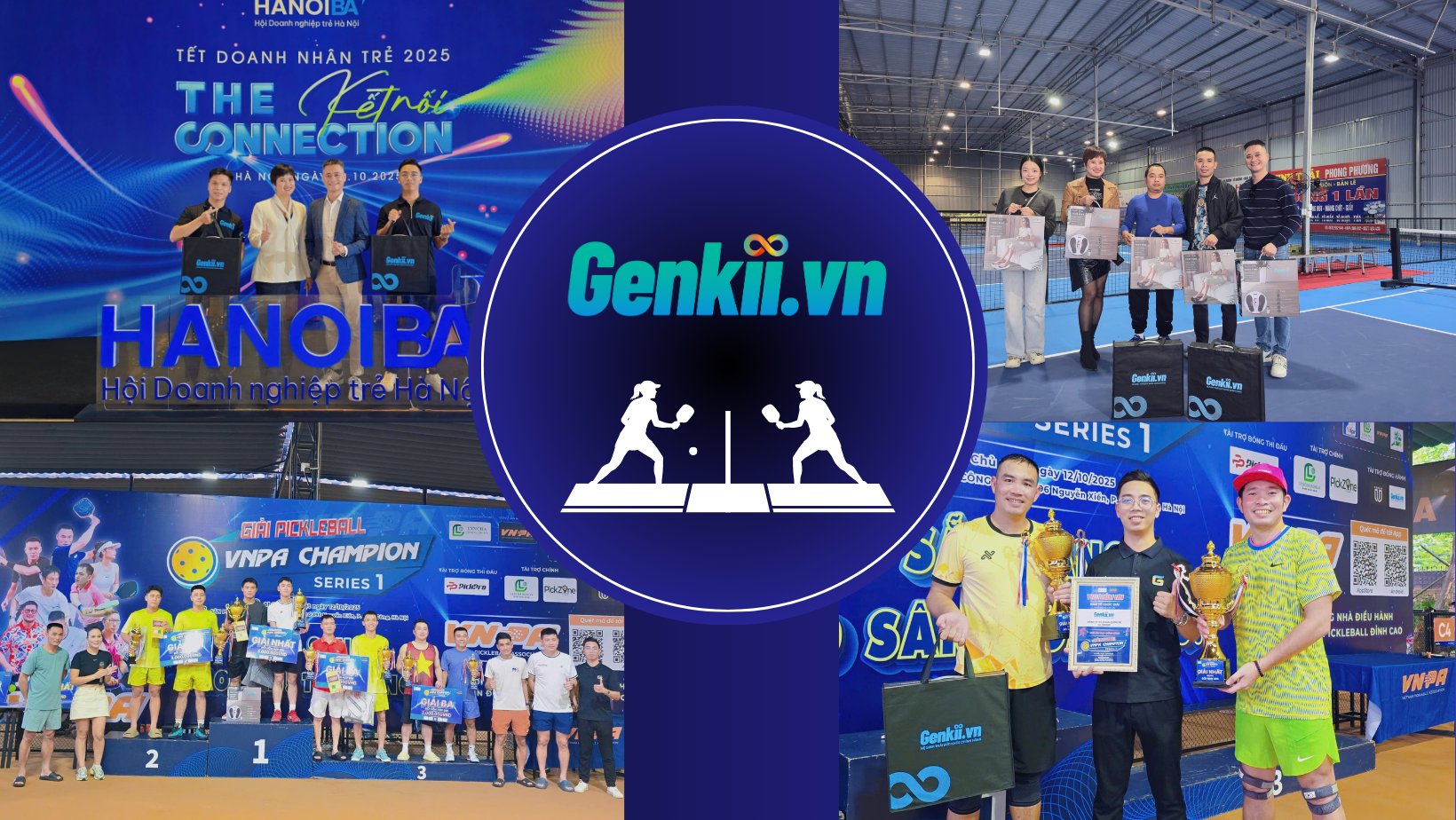 Genkii đồng hành cùng các giải đấu Pickleball trên toàn quốc