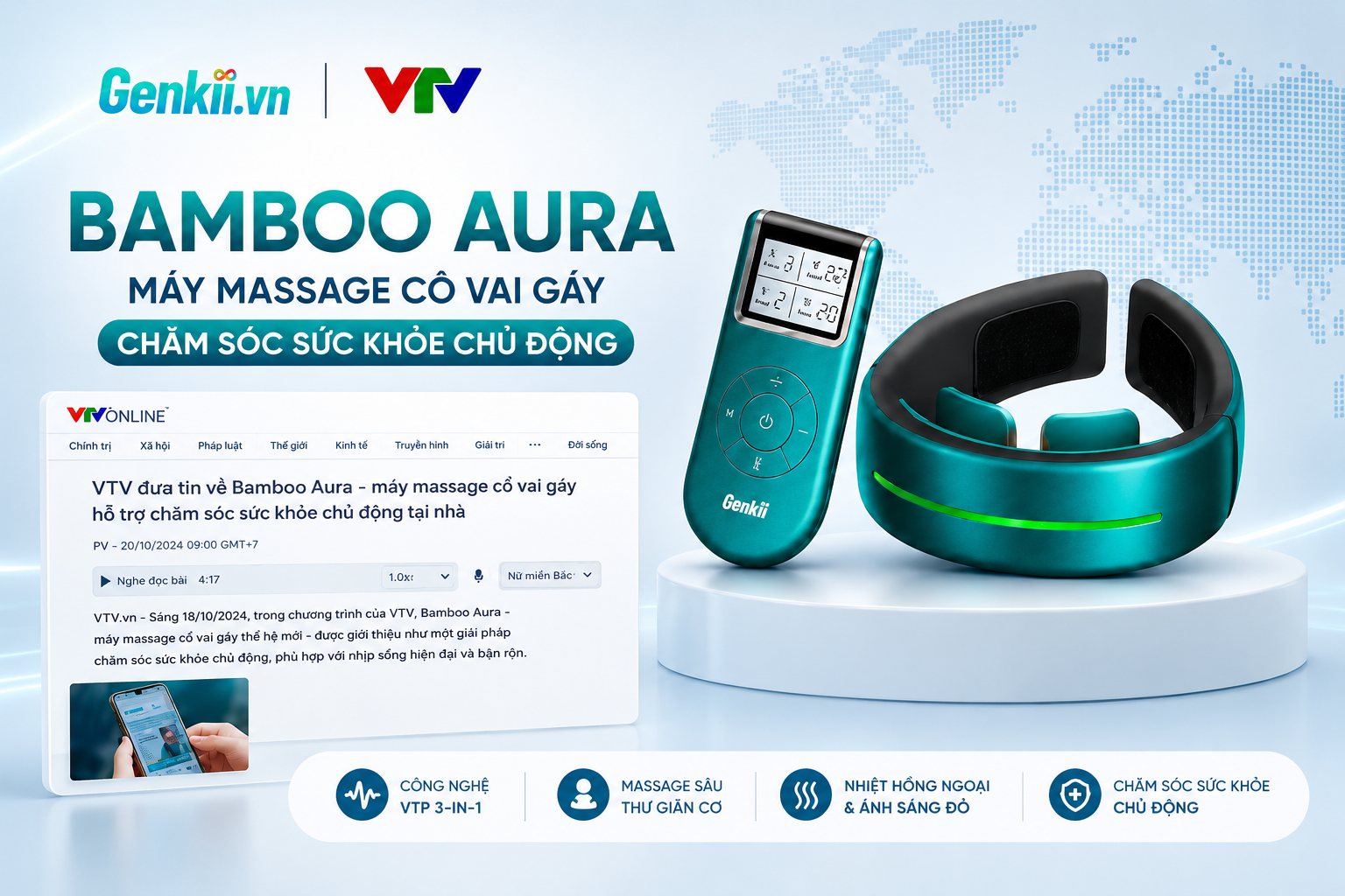 VTV ĐƯA TIN VỀ GENKII BAMBOO AURA : DẤU ẤN MỚI CỦA XU HƯỚNG WELLNESS CHỦ ĐỘNG TẠI VIỆT NAM.