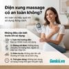 Điện xung massage có an toàn không? Những điều cần biết trước khi sử dụng.