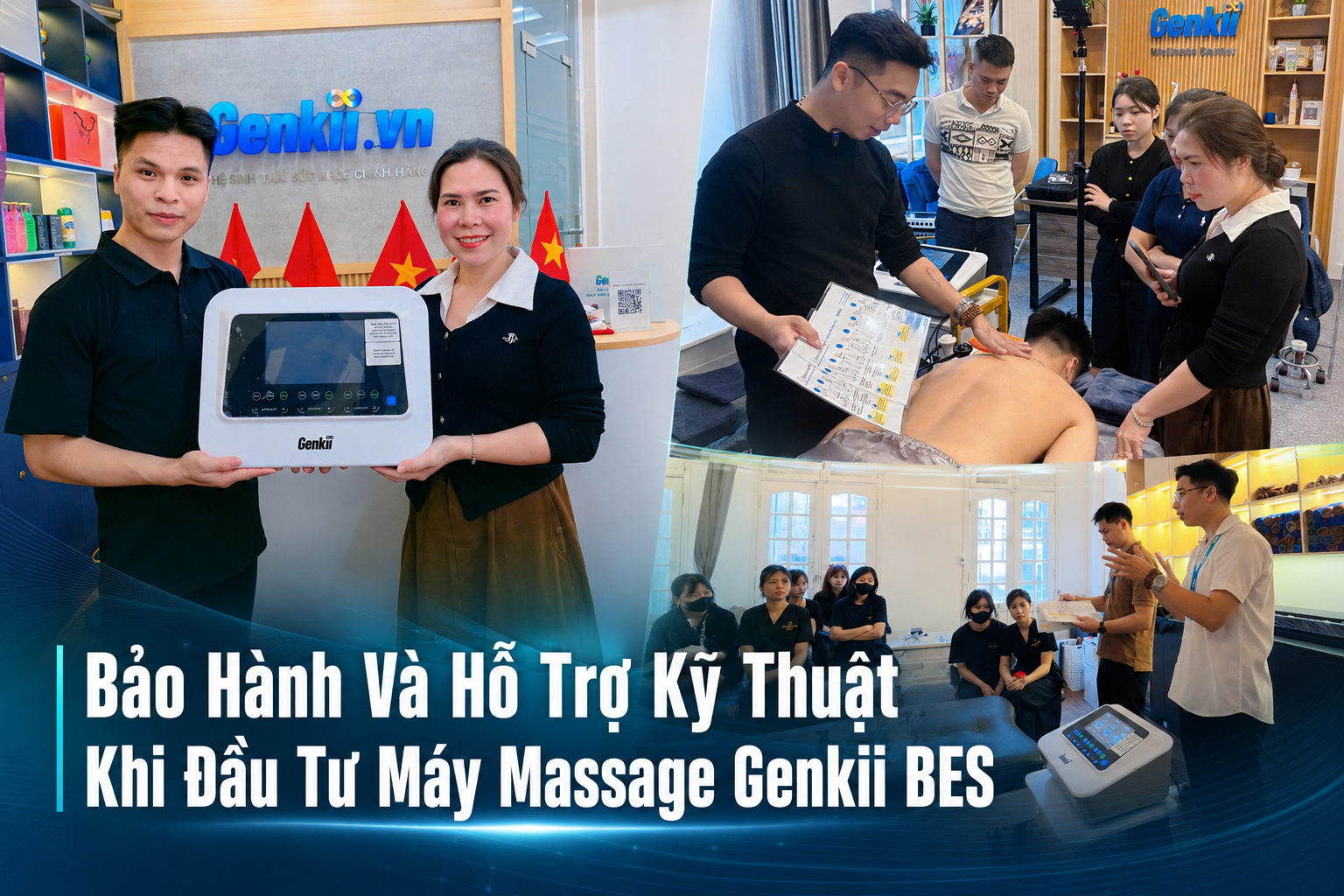 Bảo Hành Và Hỗ Trợ Kỹ Thuật Khi Đầu Tư Máy Massage Genkii BES: Những Điều Chủ Spa Cần Biết Trước Khi Ký Hợp Đồng