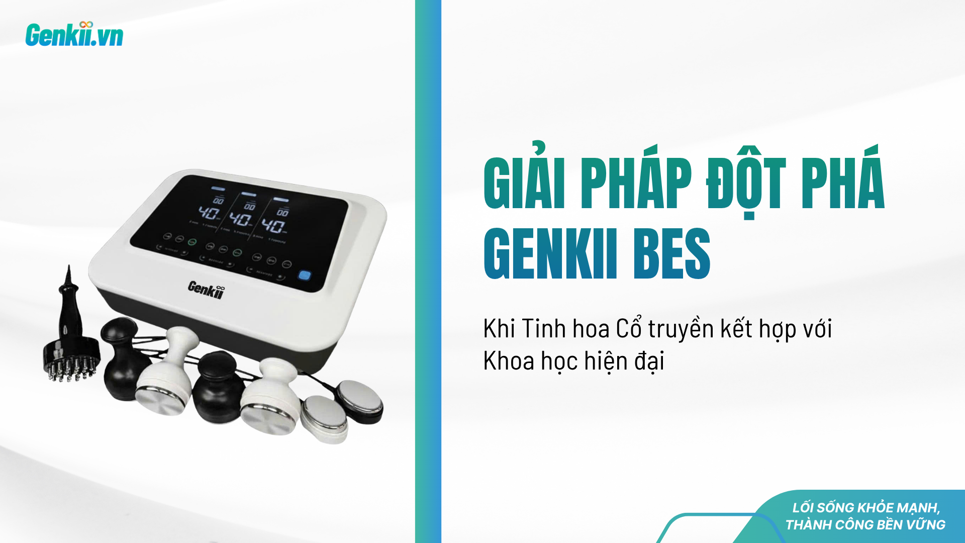 Genkii BES: Đột Phá Máy Massage Thông Minh Ứng Dụng Điện Sinh Học 2026