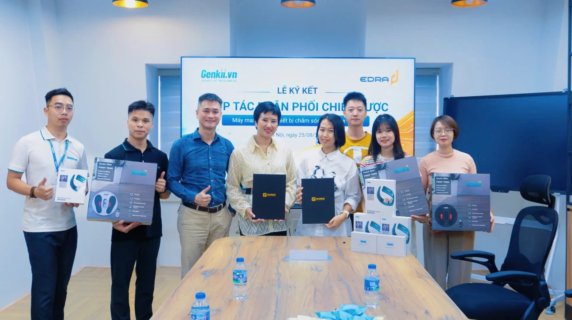 Genkii.vn ký kết hợp tác phân phối chiến lược cùng EDRA Việt Nam: Mở rộng thị trường máy massage và thiết bị chăm sóc sức khỏe