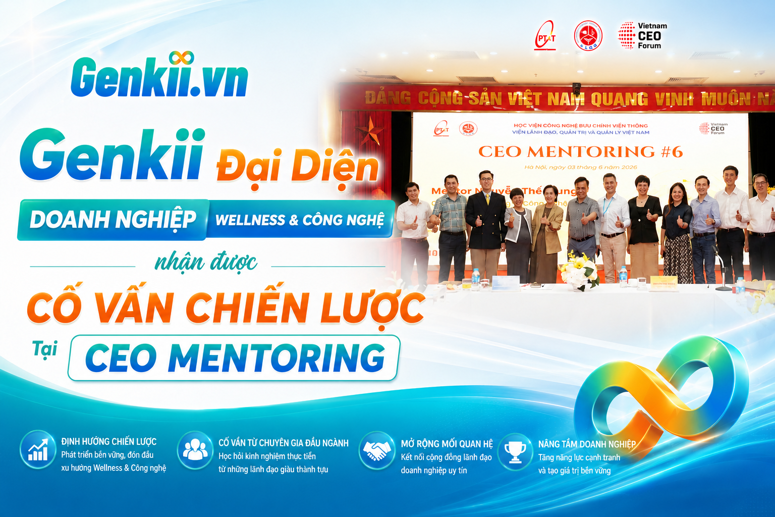 Genkii Đại Diện Doanh Nghiệp Wellness & Công nghệ nhận được cố vấn chiến lược Tại 