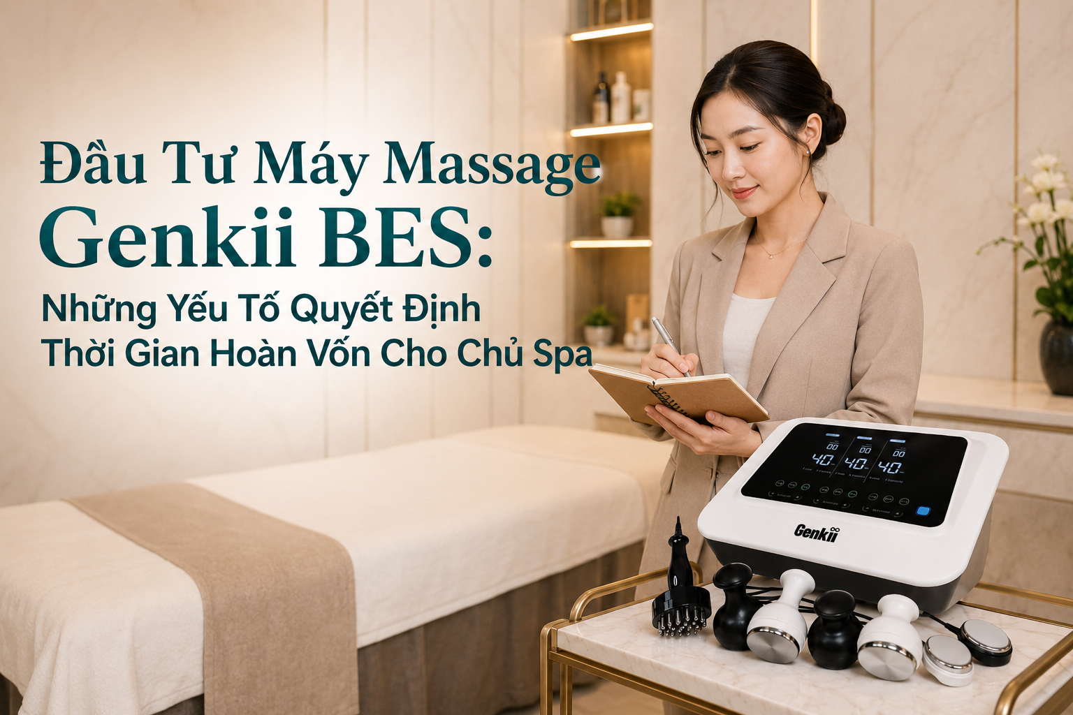 Đầu Tư Máy Massage Genkii BES: Những Yếu Tố Quyết Định Thời Gian Hoàn Vốn Cho Chủ Spa
