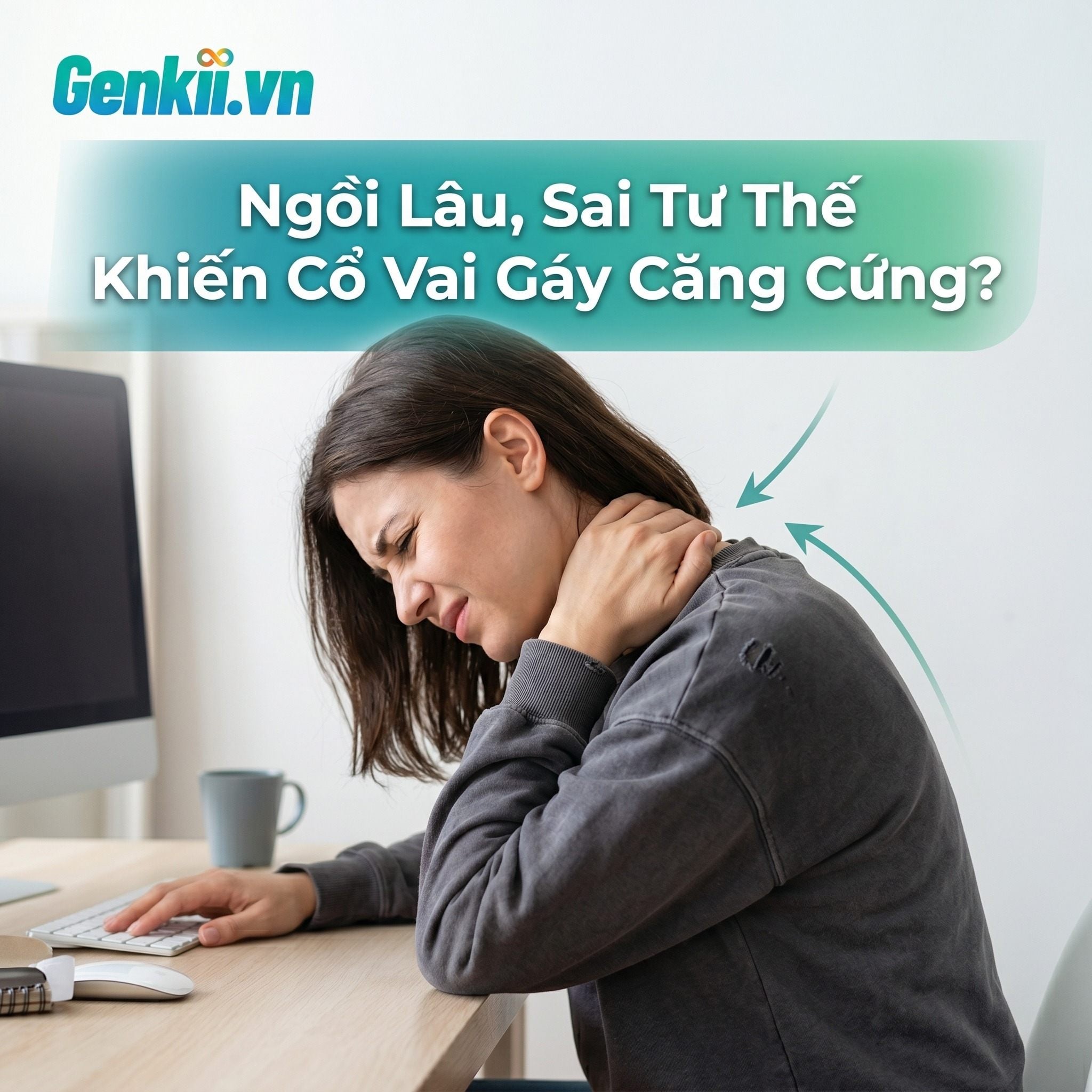 Ngồi Lâu, Sai Tư Thế Khiến Cổ Vai Gáy Căng Cứng? Đây Là Giải Pháp Nhiều Người Đang Quan Tâm