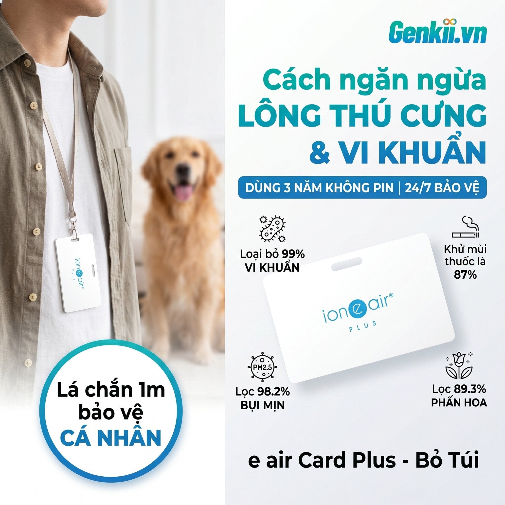 Cách ngăn ngừa lông thú cưng và vi khuẩn xâm nhập vào đường hô hấp.