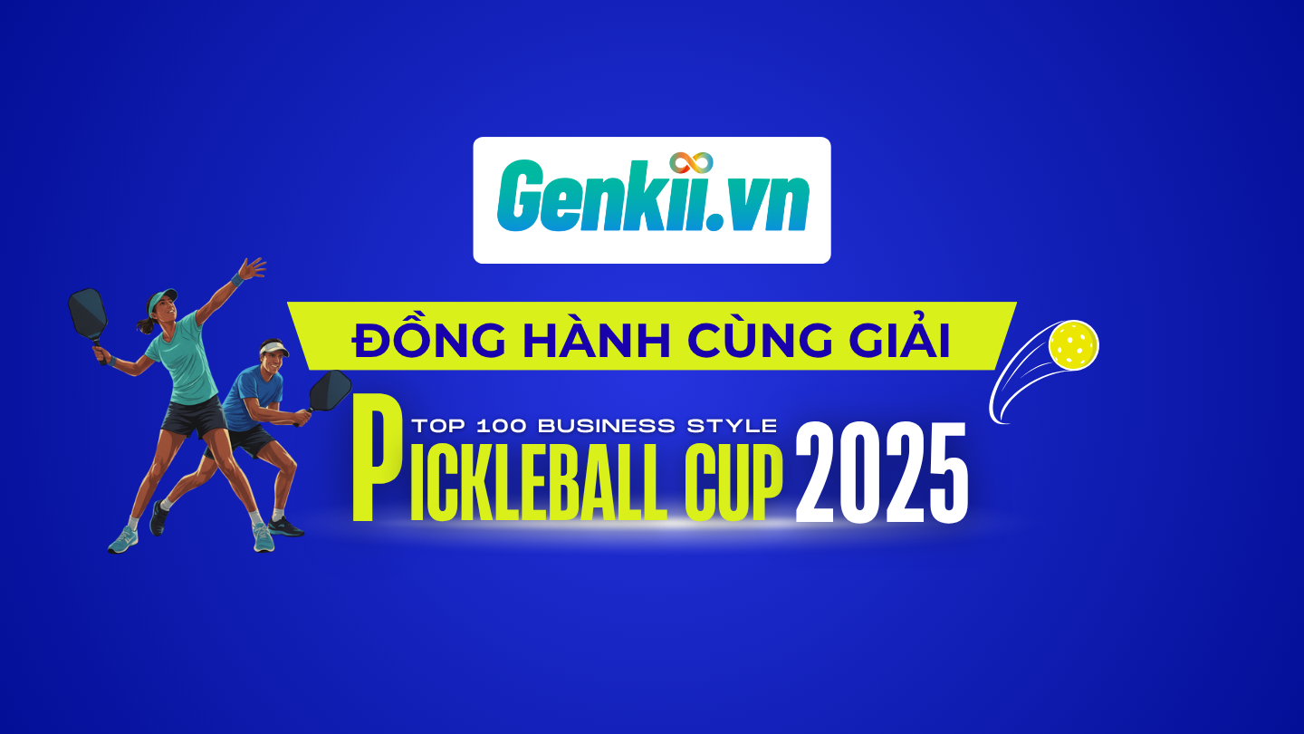 Genkii đồng hành cùng Business Style Pickleball Cup 2025 – lan tỏa tinh thần sống khỏe, phong cách và hiện đại