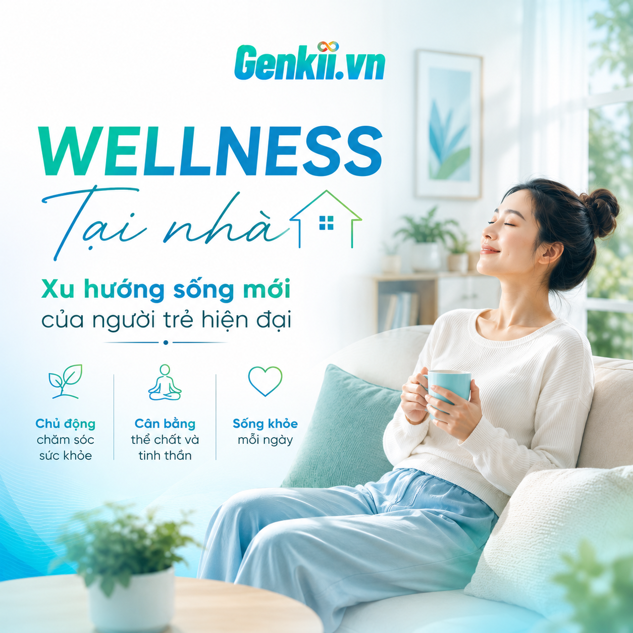 Wellness Tại Nhà – Xu Hướng Chăm Sóc Sức Khỏe Được Người Trẻ Hiện Đại Quan Tâm.