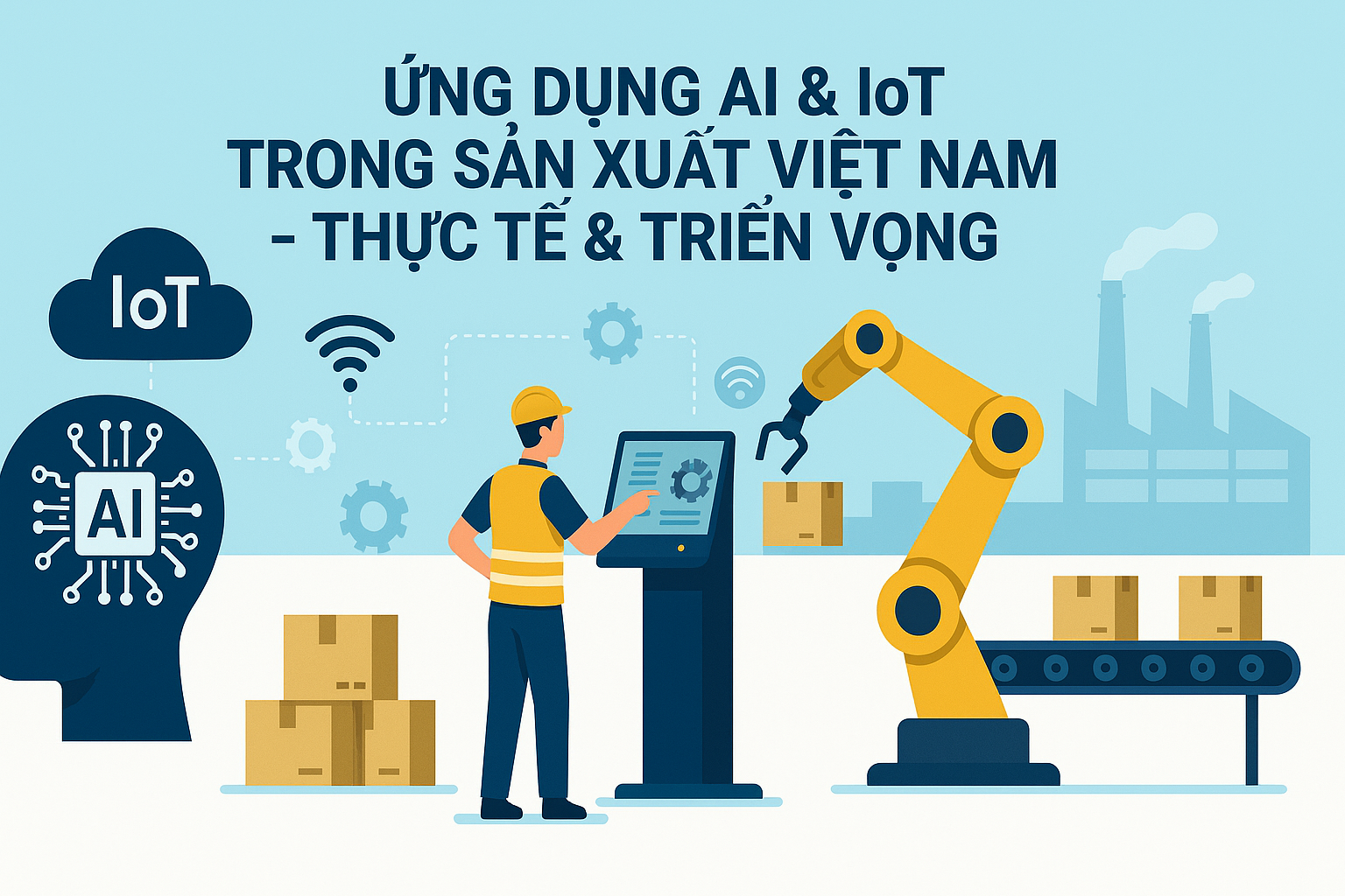 Ứng dụng AI & IoT trong sản xuất Việt Nam – Thực tế & Triển vọng