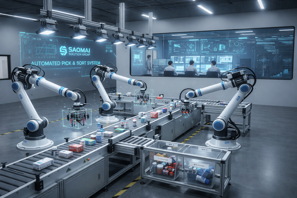 Hệ thống Máy gắp và Phân loại tự động