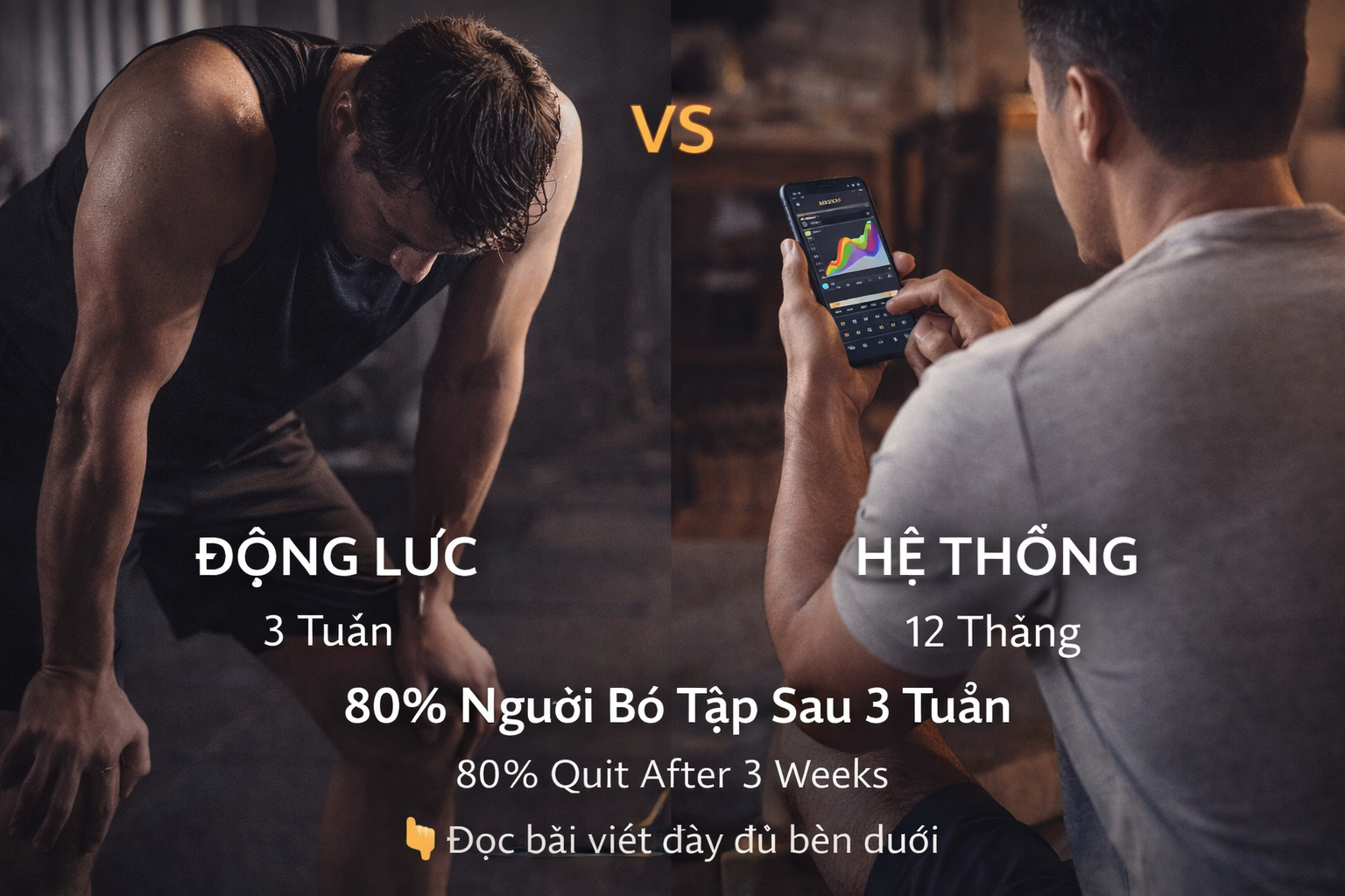 Vì Sao 80% Người Bỏ Tập Sau 3 Tuần?