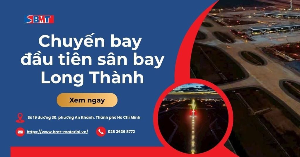 Chuyến bay đầu tiên sân bay Long Thành: Cột mốc lịch sử hàng không Việt Nam