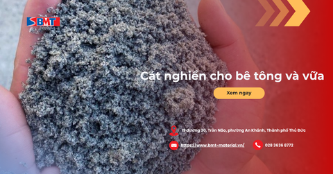 Cát nghiền cho bê tông và vữa: Tiêu chuẩn TCVN 9205:2012