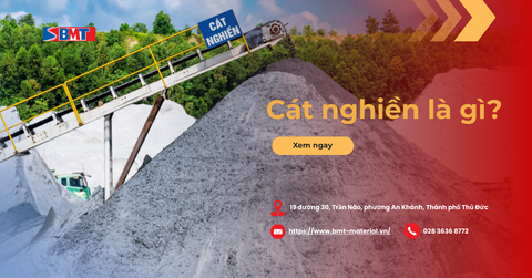 Cát nghiền là gì? Giải pháp bền vững thay thế cát tự nhiên