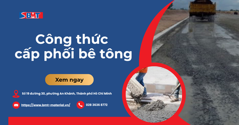 Công thức cấp phối bê tông chuẩn TCVN